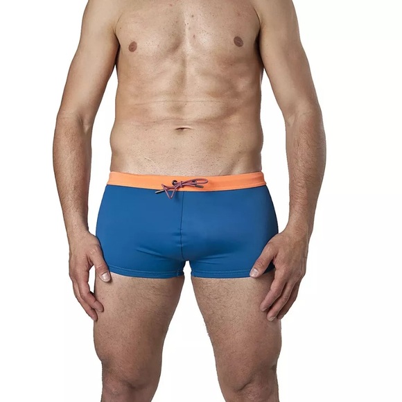Marc by Marc Jacobs Men's Swim Bottom Trunk Black/Blue L - Picture 6 of 16